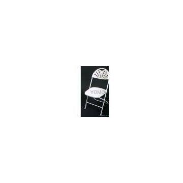 Plastic Fanback Folding Chair,Metal Folding Chair