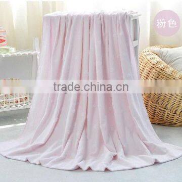 Jacquard baby bamboo blanket