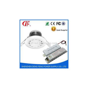 3 Watt LED Emergency Mini Downlight With 3 Hour Maintained/Non Maintained Power Backup