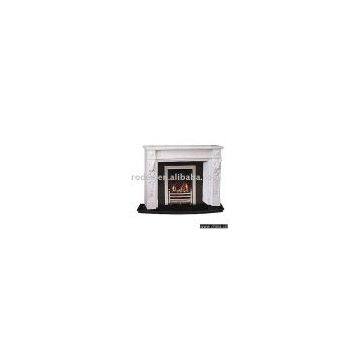 marble fireplace mantel