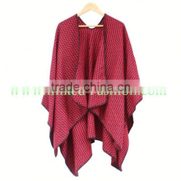 2016 New Product Noble Cape Brand Name shawl Hand Made Wholesale Cashmere And Fox Fur Trim