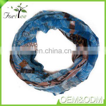 Chinese Best Selling Oem Latest Scarf Design Elegant Tulle Ladies Neck Voile Silk Scarf photo-2