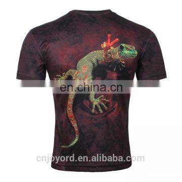 good quality sublimation unique design 3D effect tshirt