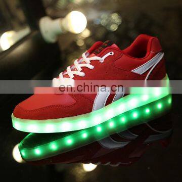 Wholesale latest fashion night club shoes for men Rechargeable Light Up LED Shoes Sneakers