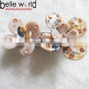 High quality new fashion women elegant acetate hair barrette clips