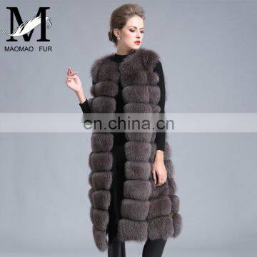 High Quality Fashion Genuine Fox Fur Gilet Vest for Sale Vest Fur Women