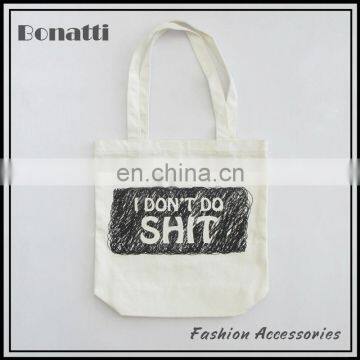 fashion wholesale canvas tote bag printing