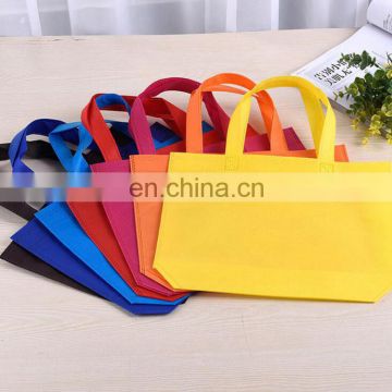 Colorful factory supply fabric shopping bag custom logo printing accepted