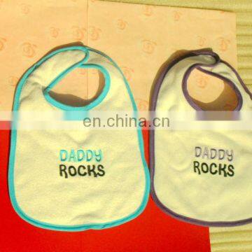 Cheap customized children's cartoon printing baby bibs design your own bibs