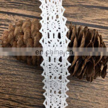 2.8cm OLCT0134 hign quality cotton garment accesories lace trim