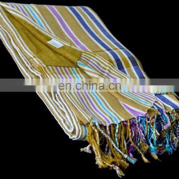 Summer Promotion 100% Cotton Yarn Dyed Woven Towel Pareo in Fast Colors photo-4