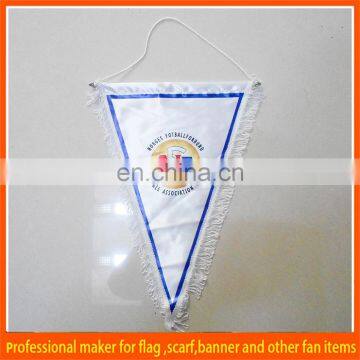 Printed sports cheap triangle flag