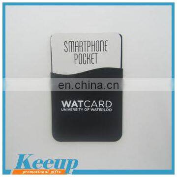 Self-adhesive Silicone Smartphone Pocket for Cards