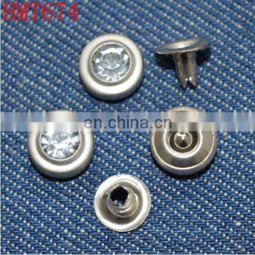 crystal metal fashion rhinestone rivet