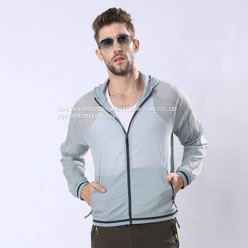 Custom Men Sunproof Chinlon Skin Clothes