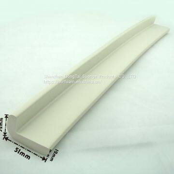 Soundproof Yellow Foam Rubber Corner Protector Table Furniture