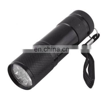 High Qualty 9 LED UV Flashlight