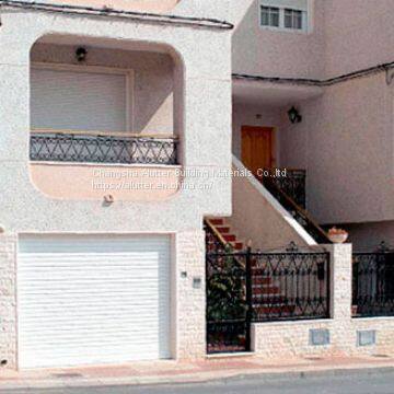 European Standard Insulated Summer & Winter Aluminum window roller shutters automatic remote controlled