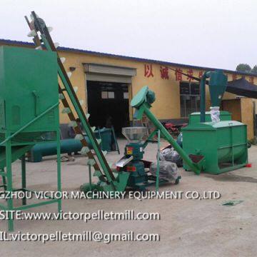 poultry feed pellet line for self pellet making