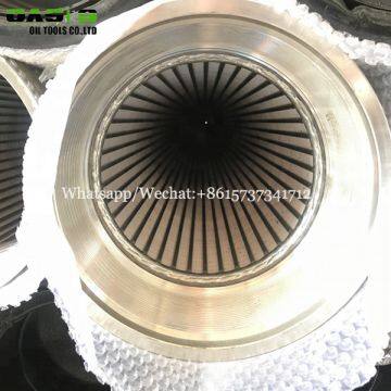 168mm 219mm 8 5/8inch out diameter SS304L johnson strainer well screen tube with welded beveled/STC thread