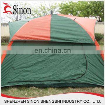 cheap easy folding camping tent with camping equipment