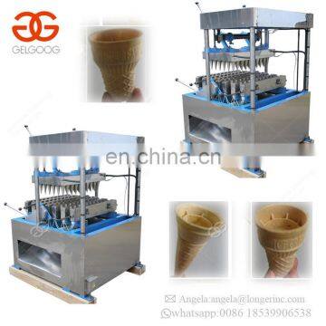 High Quality Semi Automatic Snow Wafer Kono Pizza Cono Making Machine Sugar Ice Cream Cone Production Line Price photo-3
