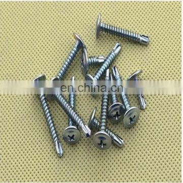 zinc coating self drilling cross recessed screw for back panels