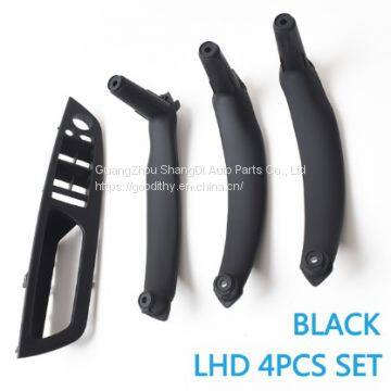 4PCS Full SET Interior Door Armrest Panel Pull Handle Trim Replacement For BMW X5 X6 E70 E71