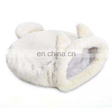 New Warm Soft Plush Small Cat Pet Tunnel Bed