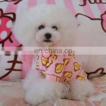 Pet Dog Cat Pajamas Soft Pet Apparel Dog Cloth Strawberry Chicken Pattern Homewear Sleepwear Occident photo-6