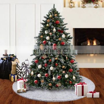 i@home Hotel shopping mall home decoration velvet wholesale christmas tree skirt