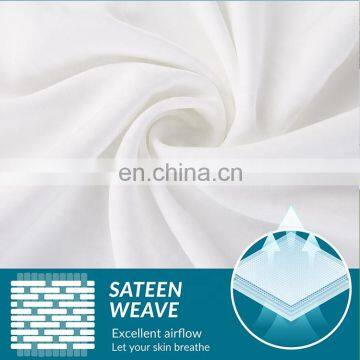 Comfortable Breathability Odors Resistant 100% Bamboo Fiber Durable Pillowcases Sets photo-7