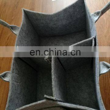 Smart High Quality Baby Nursery Storage Bin Felt Diaper Caddy photo-3