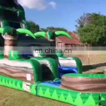 jungle paradise inflatable water slide