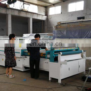 TM2480B woodworking double working table fully automatic vacuum membrane press machine