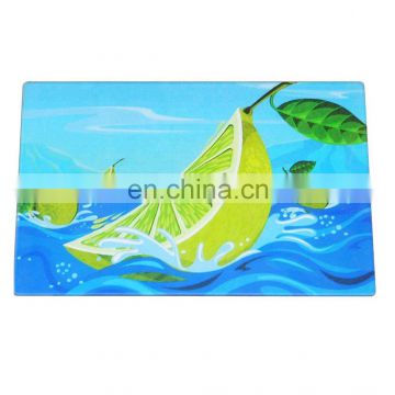 Decorative glass cutting boards 15x11 glass cutting board price