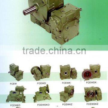FCEW universal type series reduction worm gearbox double stage cast iron worm gearbox