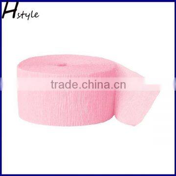 Pastel Pink Crepe Paper Streamer Party Decoration SD001