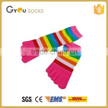 china custom sock manufacturer five toe sock