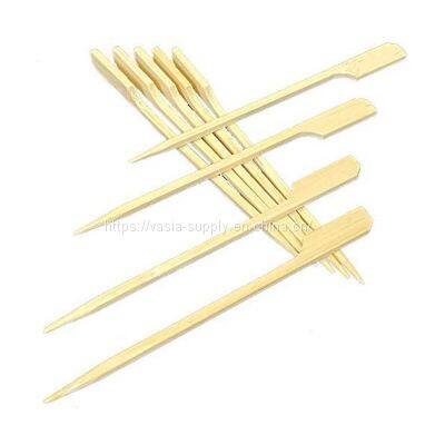 Decorative cheap cocktail picks cocktail party bamboo skewers cake decoration appetizers decorative bamboo drink 4.7inch bbq cocktail picks