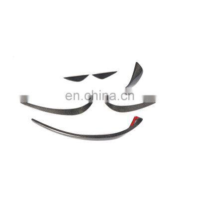 Carbon Moulding Trims Bumper Aprons Flaps For Mercedes Benz W117 C117 4Dr Cla250 6Pcs/Set photo-4
