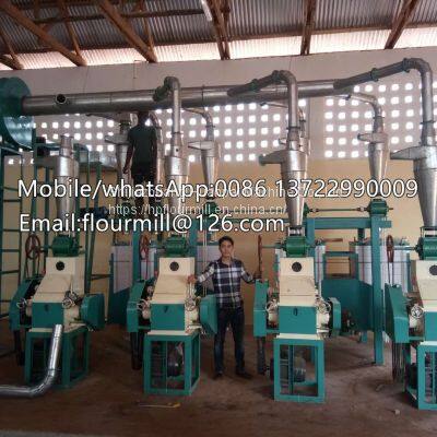 Small Production 10T Wheat Flour Milling Machine Wheat Meal Processing Line Grain Milling Machine photo-4