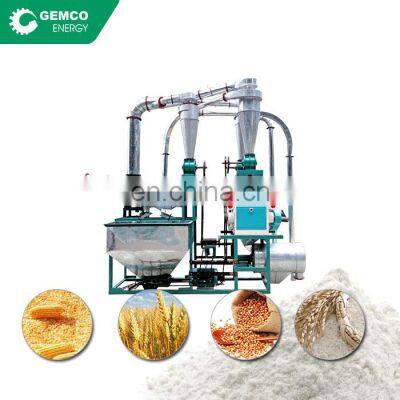 How to making wheat flour small farm grinding machine