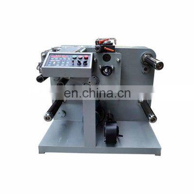 Automatic Self Adhesive Paper Sticker Roll Cutting Slitting Rewinding Machine  PVC epoxy Label Cutter Slitter Rewinder