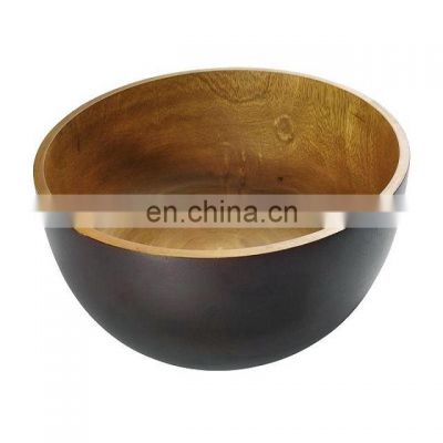 wooden antique bowl