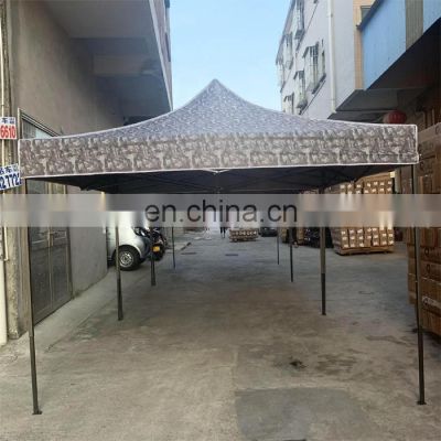 New promotion expo camouflage canopy folding frame pop up a tents for events