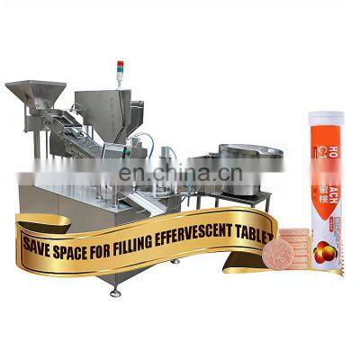 Vitamin C Tablets Tube Filling & Capping Machine