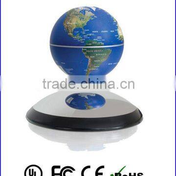 Magnetic floating globe with virious single colors