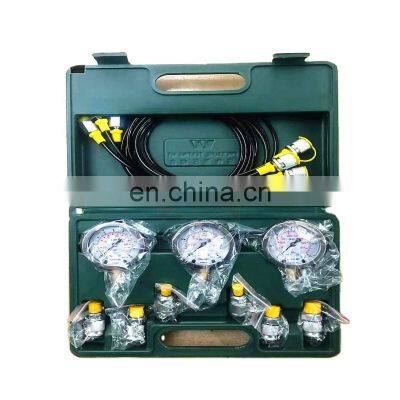 Pressure gauge for excavator hydraulic pump pressure value test table