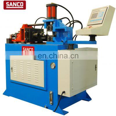 Tube pipe diameter end reducing expanding flaring shrinking former crimping necking forming machine